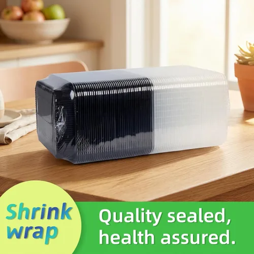 Vista 3 de 40 Pack 48oz Jumbo Meal Prep Containers - Shrink-Wrapped No Pre-Wash Single Deep Compartment Leak-Resistant Shatterproof Flexible PP BPA Free