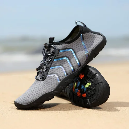 Vista 9 de Whatseaso Mens Womens Water Shoes Quick Dry Aqua Barefoot Shoes for Diving Swim Surf Walking Beach Yoga