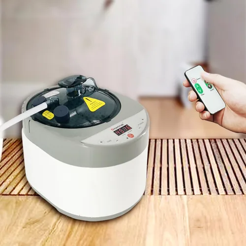 Vista 6 de Smartmak Olla de Vapor para Sauna, Portátil de 4L Generador de Vapor Mejorado con Control Remoto, Máquina de Spa con Visualización de Temporizador