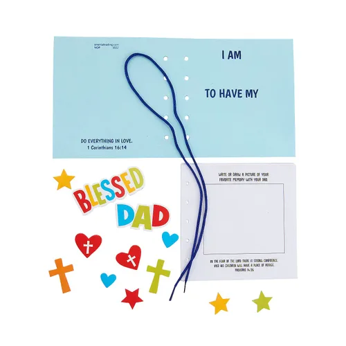 Vista 2 de Kit de manualidades religioso para el Día del Padre, hace 12