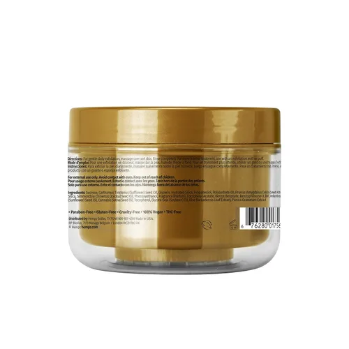 Vista 2 de Hempz Exfoliante corporal original de azúcar, 7.3 onzas líquidas