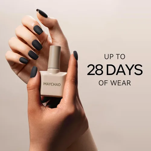 Vista 7 de MAYCHAO Esmalte de uñas en gel que cambia de color 1 unidad, 15 mililitros, gel de cambio de temperatura Indigo-Coral, esmalte de uñas que se quita
