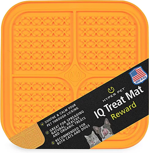 Vista 11 de Hyper Pet IQ Treat Lick Mat para perros y gatos Alimentador lento para perros y gatos y juguete de enriquecimiento Fabricado en Estados Unidos