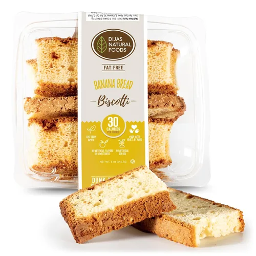 Vista 22 de DIJAS Natural Food s, Galleta de biscotti sin grasa, ingredientes naturales sin conservantes, delicioso aperitivo bajo en calorías (5 onzas)
