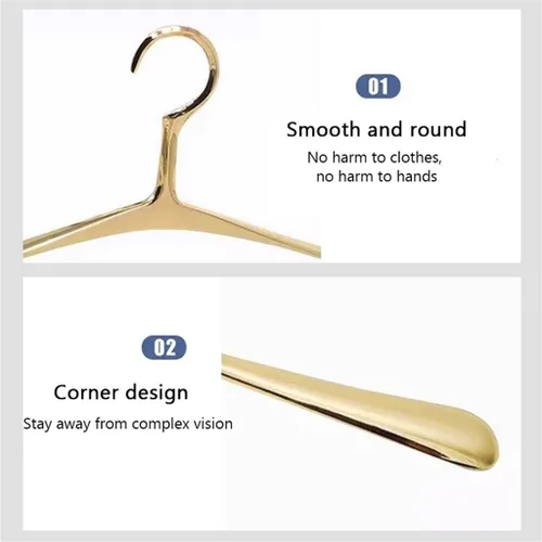 Vista 7 de 5 Widen Coat Hangers Thicken Metal Hangers Space Saving Hangers Hangers Pants Dress Storage Drying Rack