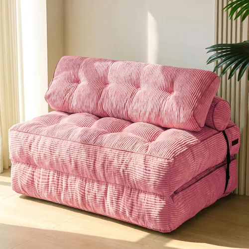 Vista 9 de MAXYOYO Folding Sofa Bed, Convertible Chair Bed with Pillow