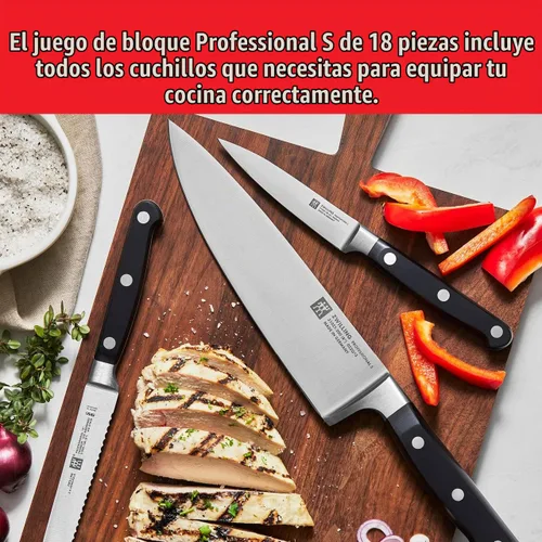 Vista 2 de ZWILLING - Juego de bloque de cuchillos