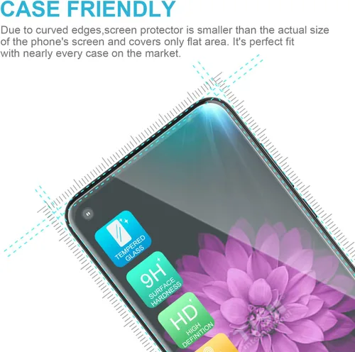 Vista 7 de TJS Funda compatible con Samsung Galaxy A54 5G, con protector de pantalla de vidrio templado, anillo de metal, soporte magnético, tono brillante