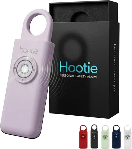 Vista 11 de HOOTIE Alarma de seguridad personal para mujeres, hombres y niños — Llavero de alarma personal de 130 dB, llavero de alarma de seguridad con luz