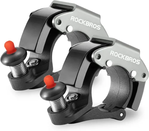 Vista 9 de ROCKBROS Campanas de bicicleta Campanas MTB ocultas Campanas de bicicleta para manillares de 22.2mm, más de 100dB, timbre de sonido claro y largo