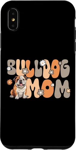 Vista 11 de Funda para iPhone 16 Bulldog Inglés Groovy World's Best English Bulldog Mom