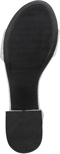 Vista 5 de London Fog Nikki - Sandalias de tacón bajo de dos piezas para mujer con correa al tobillo