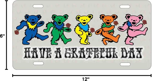 Vista 3 de Letrero decorativo de aluminio con texto en inglés "Have a Grateful Day