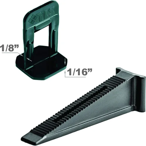 Vista 8 de 500 espaciadores de azulejos de 1/8 pulgadas (clips), 100 piezas - Cuñas reutilizables, 1 alicates de instalación gratis - Sistema de nivelación