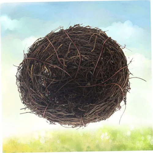 Vista 4 de Holibanna Nidos de pájaros para manualidades, nido para pájaros, chocolate, nidos de Pascua, nidos de pájaros naturales, nido de pájaros, huevos