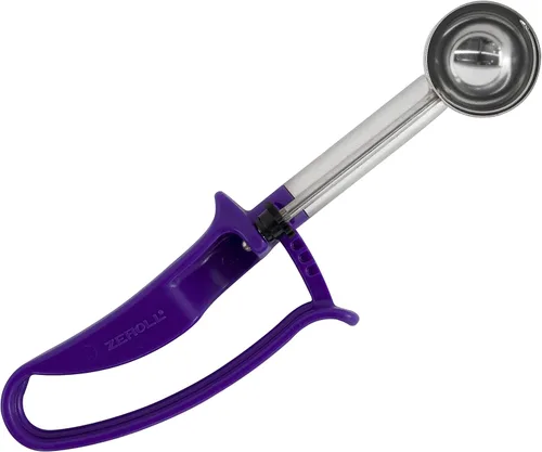 Vista 8 de Zeroll Cuchara Universal de Longitud Extendida EZ Disher para Control de Porciones de Alimentos Diseñada para Uso con Mano Derecha o Izquierda Apta