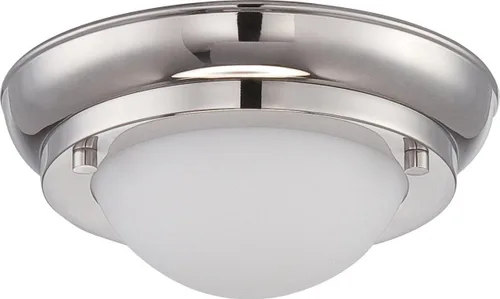 Vista 8 de Nuvo 62/514 Montaje empotrado de una luz, 9.63 pulgadas, Pwt, Nckl, B/S, Slvr