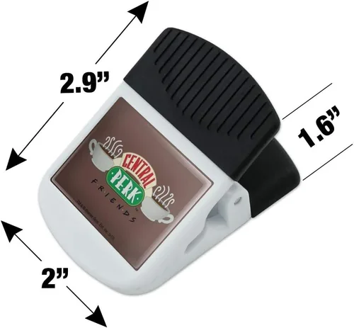Vista 3 de Friends Central Perk Logo Frigorífico Imán Magnético Colgante Gancho Notas Snack Clip