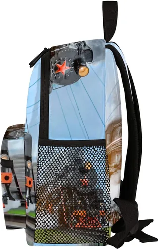 Vista 5 de cfpolar Linda mochila para niños, mini mochila de 12 pulgadas para niños, mochila preescolar, mochila para guardería, jardín de infantes, Steam