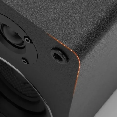Vista 6 de Altavoces pasivos de estantería de 40 W x 2 para sonido envolvente de cine en casa, estéreo y monitor pasivo de campo cercano, de 2 vías, requiere