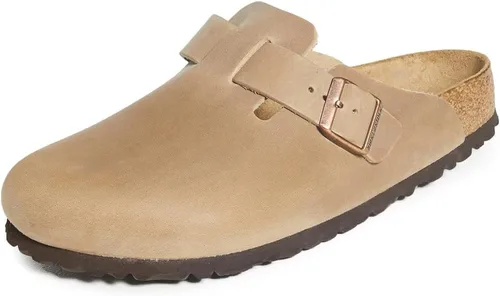 Vista 5 de Birkenstock Zuecos de gamuza Boston para mujer