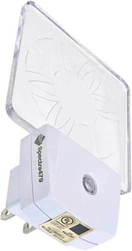 Vista 5 de Spectra479 - Luz nocturna LED roja tenue para dormitorios y baños [paquete de 2] - BioRhythm Safe - (círculo) Caja fuerte BioRhythm