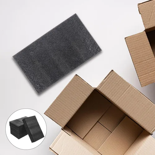 Vista 4 de EXCEART Bloques de espuma multiusos para embalaje, 4 piezas, almohadillas de espuma para embalaje de manualidades, insertos con elasticidad para uso