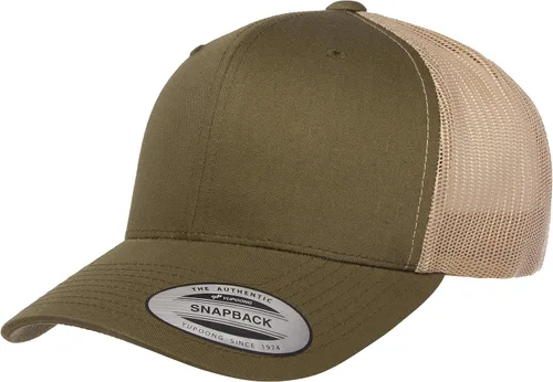 Vista 42 de Yupoong Gorra de camionero retro Multicam de Yp Classics Alpine/Blanco