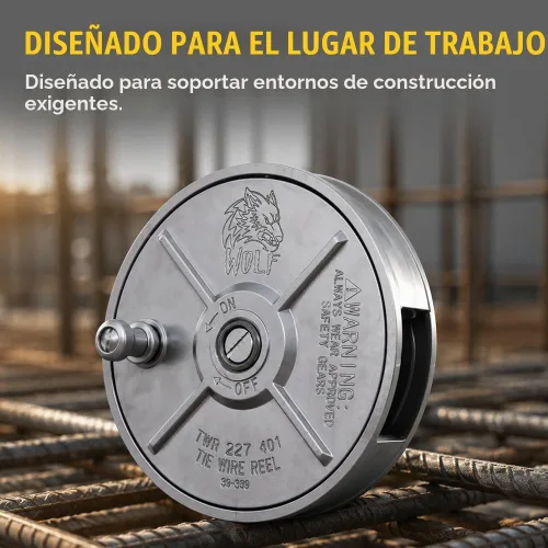Vista 7 de WOLF - Rueda de aluminio de 6.25 pulgadas, ligera, ambidiestra, trabillas para cinturón y perilla incorporadas