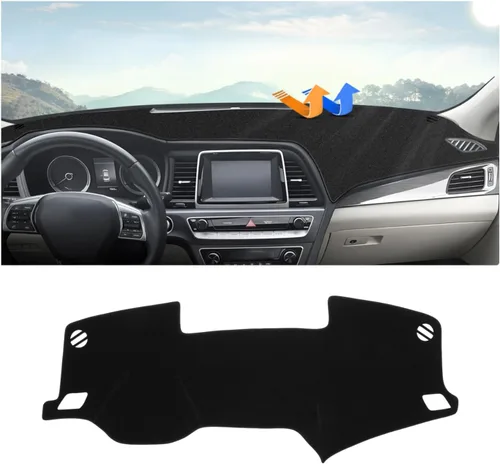 Vista 42 de Autorder Cubierta de salpicadero para Hyundai Sonata 2009 2010 Accesorios Dash Cover Upgrade Flannel Dash Mat Parasol Protector de rayos UV