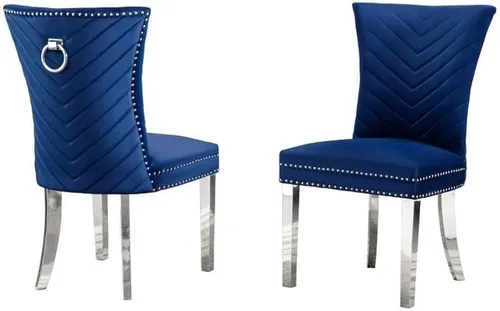 Vista 7 de Best Quality Furniture SC360-367 Sillas de comedor, negro/dorado