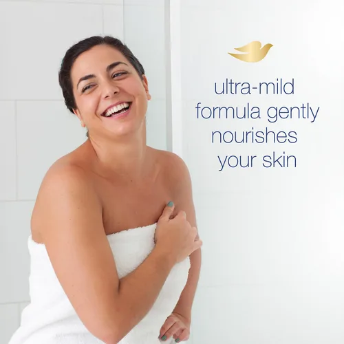 Vista 6 de Dove Jabón en barra de belleza, piel sensible, 2 tamaños, variedad de 3 unidades con crema hidratante para una piel suave y lisa, hipoalergénico