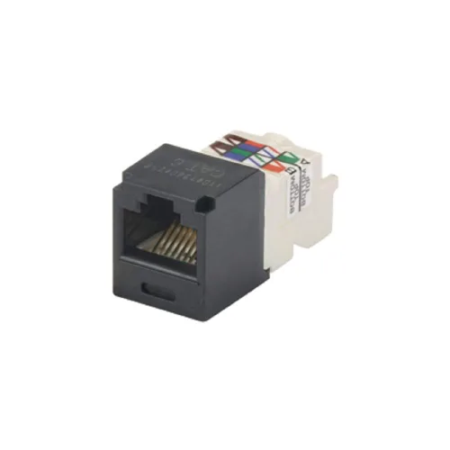 Vista 3 de Panduit CJ688TPBL Categoría 6 Módulo de conector estilo TP de 8 hilos, negro