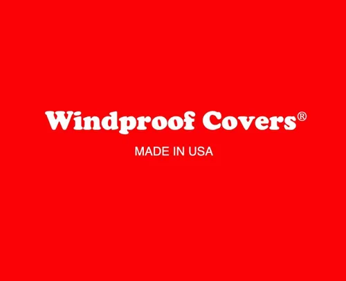 Vista 6 de Windproof Covers Cubierta de vinilo resistente de 12 pulgadas para adaptarse a quemadores laterales dobles Blaze incorporados