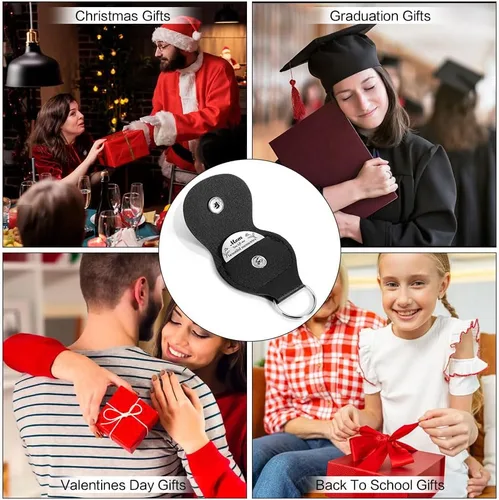 Vista 5 de STARKET Regalos de Navidad para Mujeres y Hombres, Ficha de Abrazo de Bolsillo, Ficha de Graduación 2026, Regalo del Día de San Valentín para Él