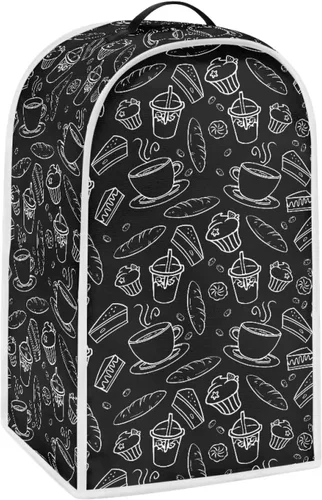 Vista 19 de Funda para batidora, cubierta para electrodomésticos de cocina, protección contra el polvo, lavable, para máquina de café, procesador de alimentos