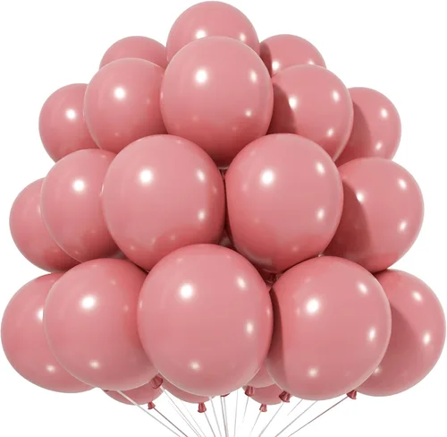 Vista 8 de Globos negros 30 Pack Matte Black Helium Balloons for Birthdays, Graduation, Casino, New Year, Halloween