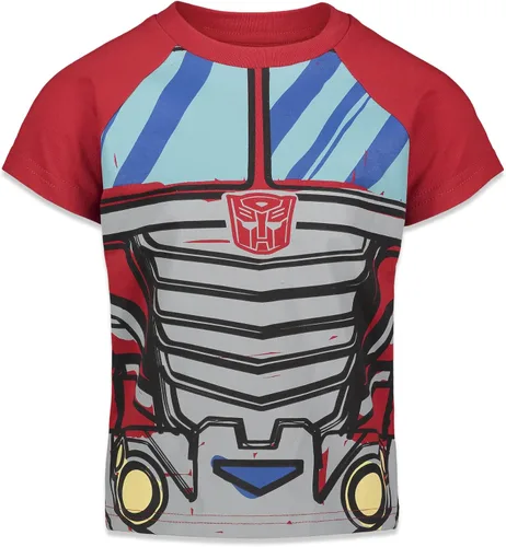 Vista 3 de Transformers Bumblebee Optimus Prime Megatron - Paquete de 3 camisetas para niños pequeños y grandes
