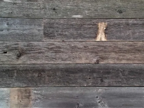 Vista 2 de Tablones de madera reciclada rústica desgastada para manualidades, proyectos y decoración (6 tablones de 24 pulgadas de largo)