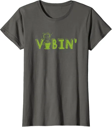 Vista 51 de Marvel Groot Vibin' Headphones Guardians of the Galaxy Camiseta, Negro
