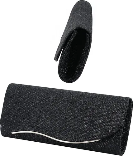 Vista 3 de Naimo - Deslumbrante bolsa pequeña de solapa, con cadena desmontable para eventos nocturnos.