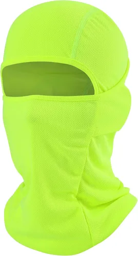 Vista 17 de Pasamontañas con Capucha Ajustable Resistente al Viento con Protección UV