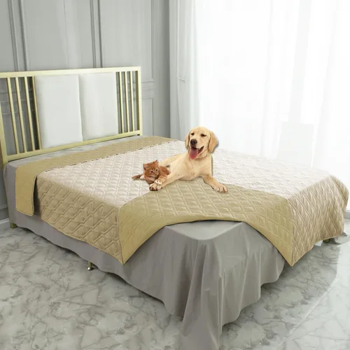 Vista 27 de Ameritex Manta Impermeable Reversible Cubierta para Cama de Perro Manta para Mascotas para Muebles Cama Sofá Sillón