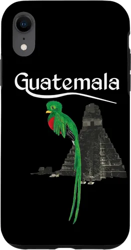 Vista 25 de Guate Quetzal Guatemala Maya Antigua Tikal Coban Volcan Cafe - Carcasa para iPhone 17