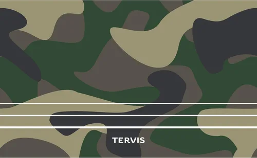 Vista 2 de Tervis Traveler Hunting Forest Camo - Vaso aislado de triple pared para viaje mantiene las bebidas frías y calientes, 20 onzas, acero inoxidable