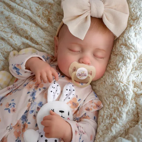 Vista 3 de BABESIDE Muñecas de bebé Reborn – Muñecas recién nacidas realistas de 20 pulgadas, bebé niña real con cuerpo de tela ponderada, juguete de regalo