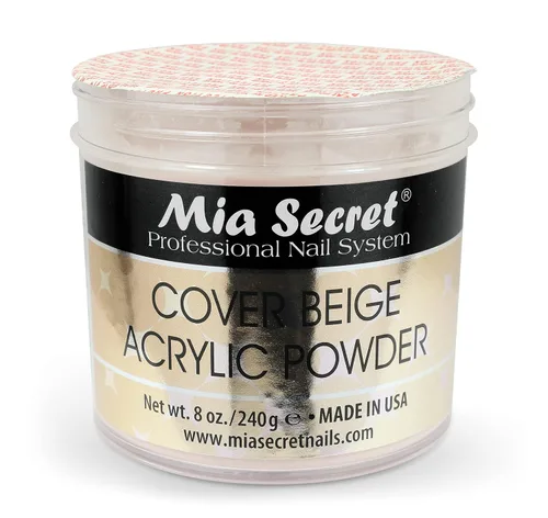 Vista 4 de Mia Secret Cubierta Acrílico Polvo - Cubierta Beige 8 oz