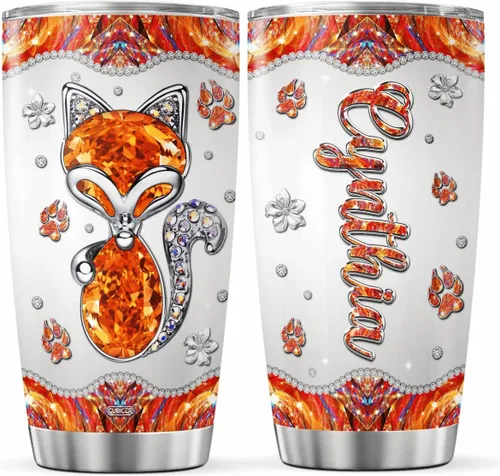 Vista 9 de CUBICER Vasos de café personalizados, tazas de viaje para amantes de los animales, dueños de mascotas, mujeres, hombres, niños, lindo vaso de acero