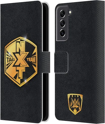 Vista 295 de Head Case Designs Officially Licensed WWE Cruiserweight Champion Title Belts Leather Wallet Case Compatible with Samsung Galaxy A07 4G Campeón