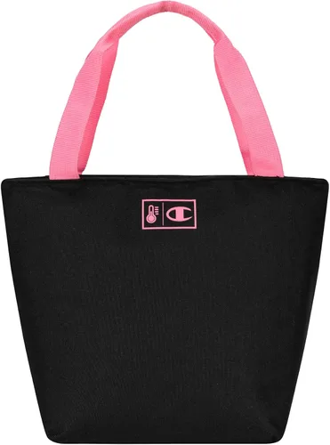 Vista 3 de Champion Lonchera térmica para niños con asa de transporte, bolsa enfriadora sin fugas para uso diario, color aguamarina, Skyway, rosa, coral